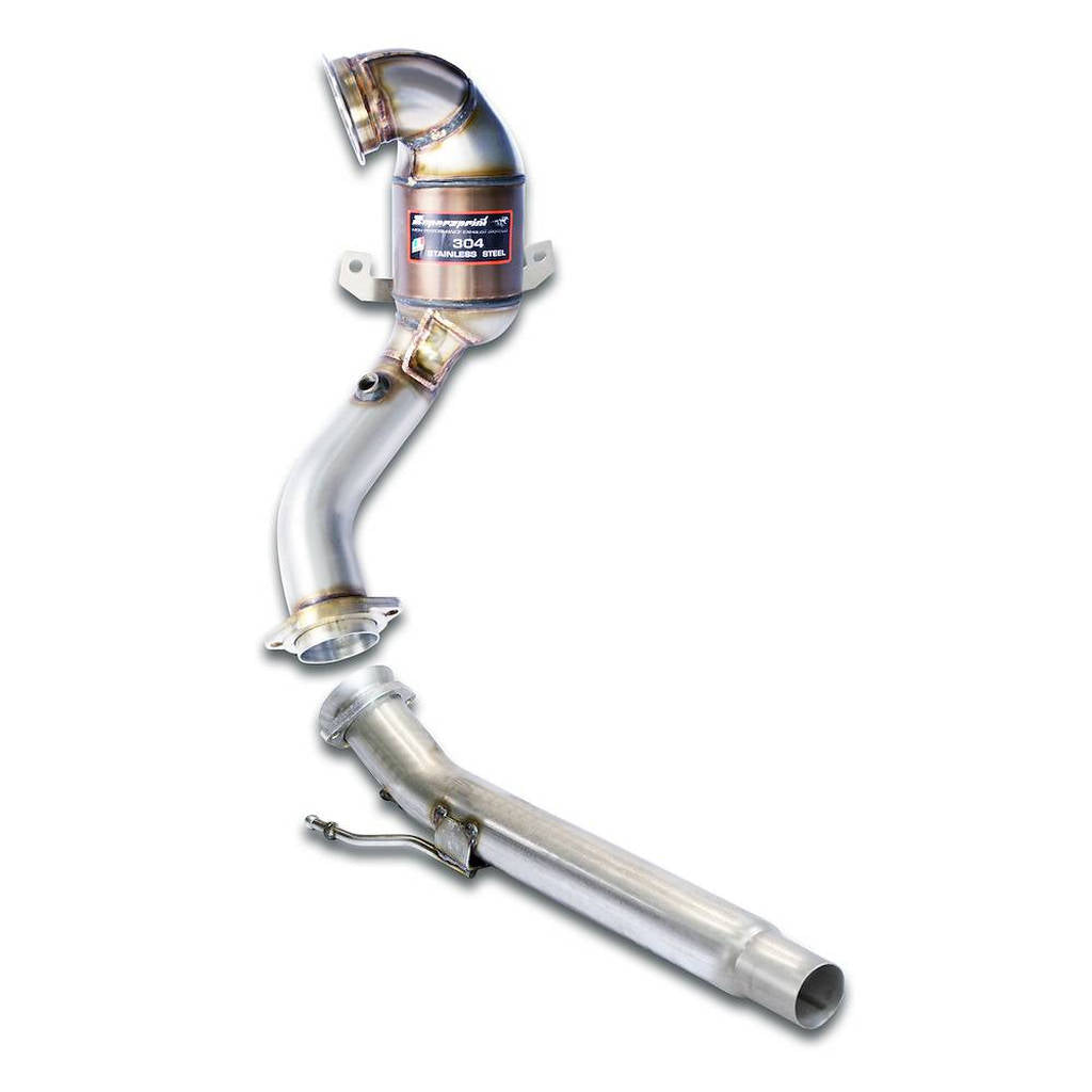 SUPERSPRINT 889671 Turbo Downpipe Kit and Metallic Catalytic Converter for SEAT Leon (5F) Photo-0