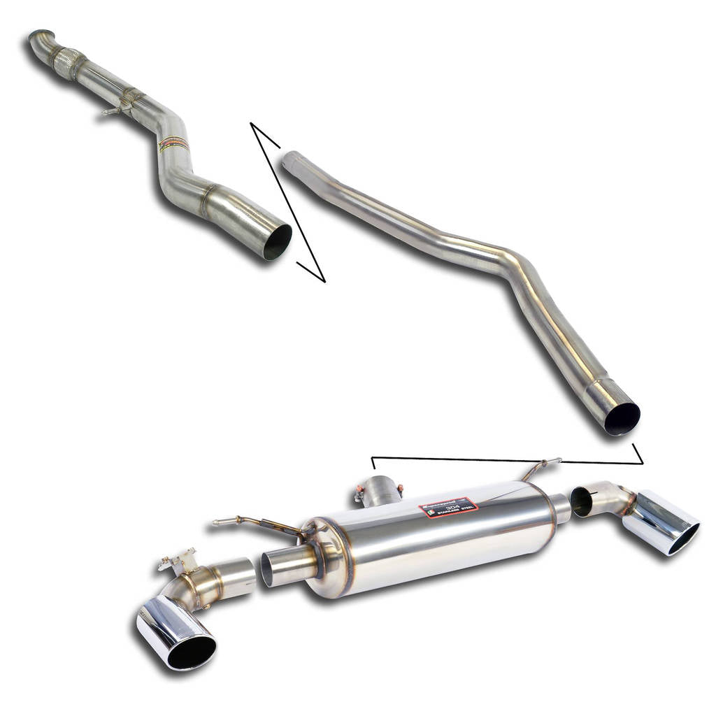 SUPERSPRINT 988640 Exhaust System for BMW 1 Series (F20 / F21) Photo-0