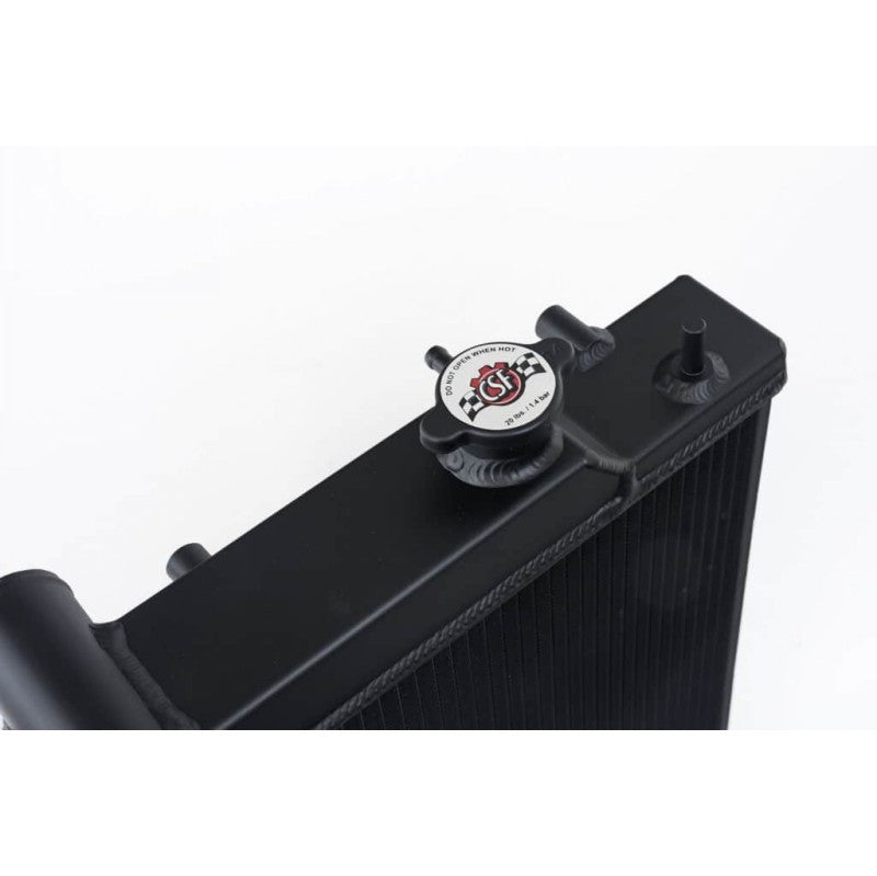 CSF 7095B High Performance Cooling Radiator (black) for SUBARU WRX STI (MT/CTV) 2015-2021 Photo-3