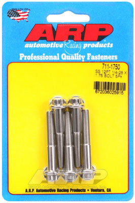 ARP 711-1750 SAE Bolt Kit 1/4-28 x 1.750 12pt SS bolts Photo-0
