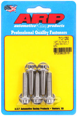 ARP 712-1250 SAE Bolt Kit 5/16-24 x 1.250 12pt SS bolts Photo-0