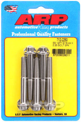 ARP 712-2250 SAE Bolt Kit 5/16-24 x 2.250 12pt SS bolts Photo-0