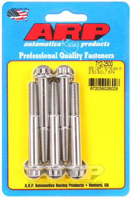 ARP 712-2500 SAE Bolt Kit 5/16-24 x 2.500 12pt SS bolts Photo-0