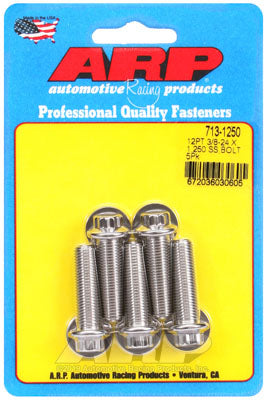 ARP 713-1250 SAE Bolt Kit 3/8-24 x 1.250 12pt SS bolts Photo-0