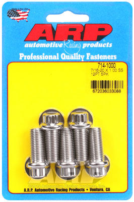 ARP 714-1000 SAE Bolt Kit 7/16-20 x 1.000 12pt SS bolts Photo-0