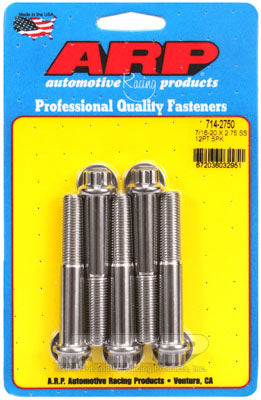 ARP 714-2750 SAE Bolt Kit 7/16-20 x 2.750 12pt SS bolts Photo-0