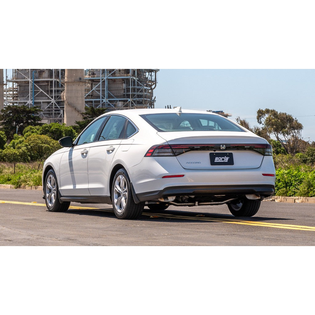 BORLA 140983 Cat-Back Exhaust 2.5", 2.25", S-Type (2.5" Turndown Tips) for HONDA Accord 1.5L (LX / EX) 2023-2025 Photo-1