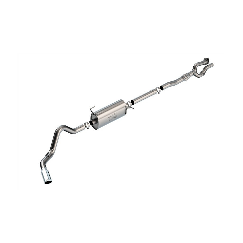 BORLA 141015 Cat-Back Exhaust 2.75", 3.5", ATAK (5" Bright Chrome Tips) for FORD F-250 / F-350 Super Duty 2020- Photo-0