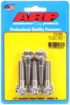 ARP 715-1500 SAE Bolt Kit 3/8-24 x 1.500 12pt 7/16 wrenching SS bolts Photo-0