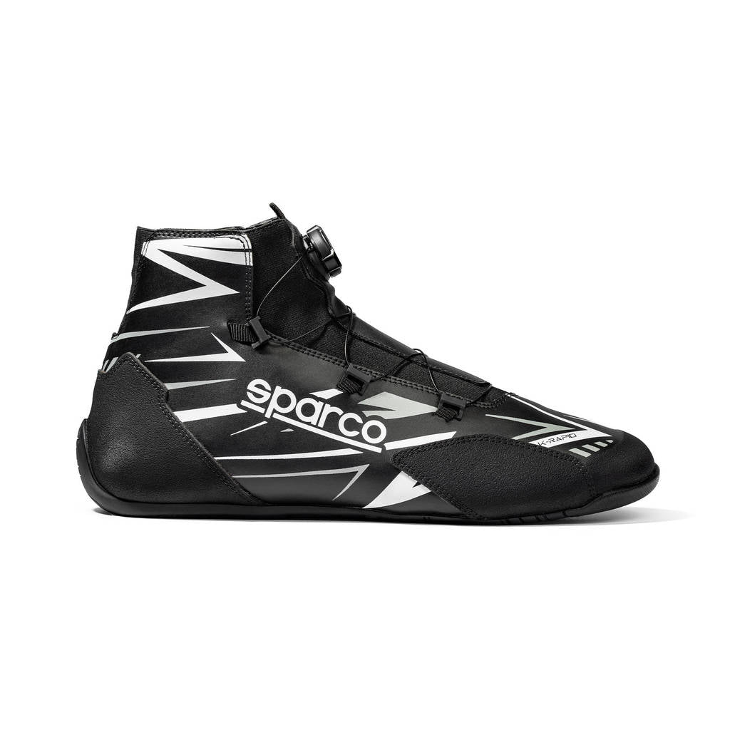 SPARCO BKB0008B0K06037 Karting Shoes K-Rapid WP, Black/White, Size 37 Photo-2