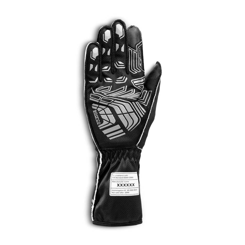 SPARCO BKG0006B0K10010 Karting Gloves K-Arrow+ WP, Black/Grey, Size 10 Photo-1