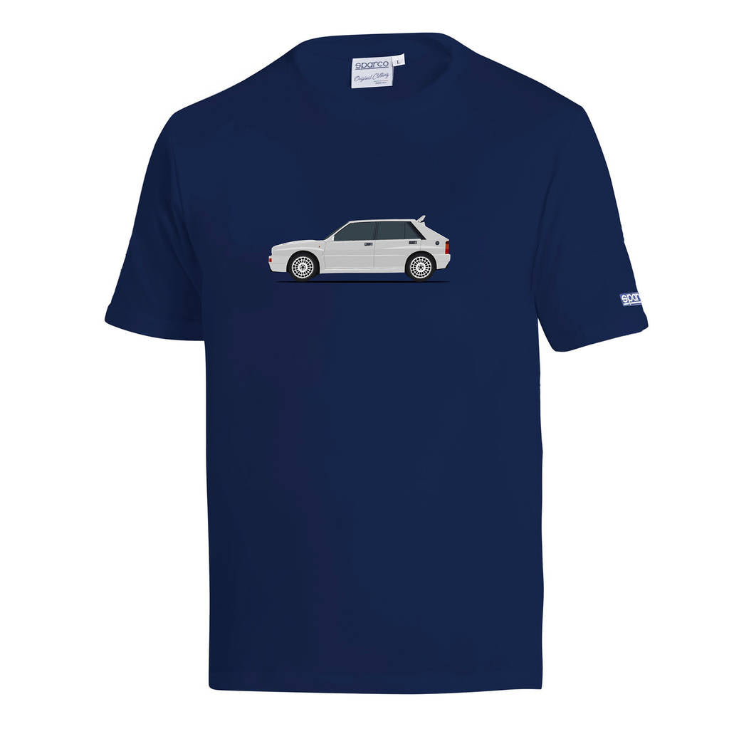 SPARCO BML0014N0N060XS T-Shirt Lancia HF Delta, Blue/White, Size XS Photo-0
