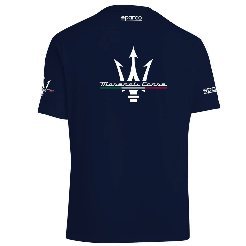SPARCO BML0058J0N020XL T-Shirt Maserati, Blue, Size XL Photo-1