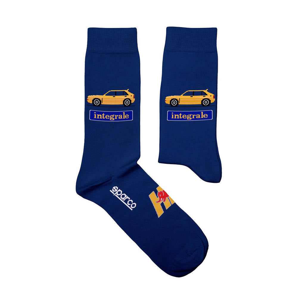 SPARCO BMZ0009N0N02A58 Socks Lancia HF Delta, Blue, Size 41/46 Photo-0