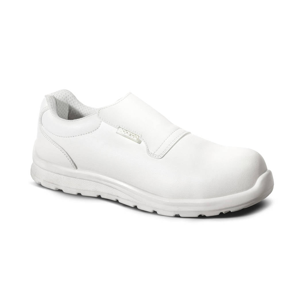 SPARCO BTB0035B0W01045 Mechanics Shoes Trackday Nolace Homy S2, White, Size 45 Photo-0