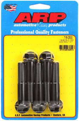 ARP 716-2500 SAE Bolt Kit 1/2-20 x 2.500 hex black oxide bolts Photo-0