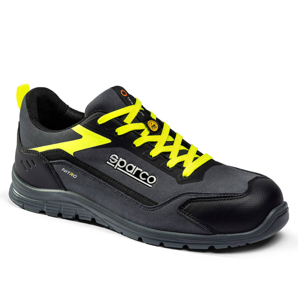 SPARCO BTB0044B0K04043 Mechanics Shoes Nitro Kalle S3S, Black/Fluo Orange, Size 43 Photo-0
