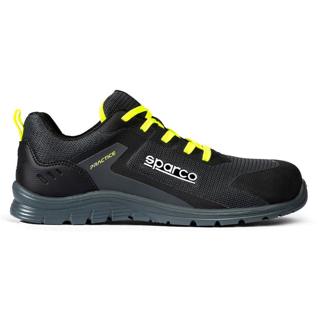 SPARCO BTB0047B0E33046 Mechanics Shoes Practice Josef S1PS, Dark Grey/Fluo Orange, Size 46 Photo-2