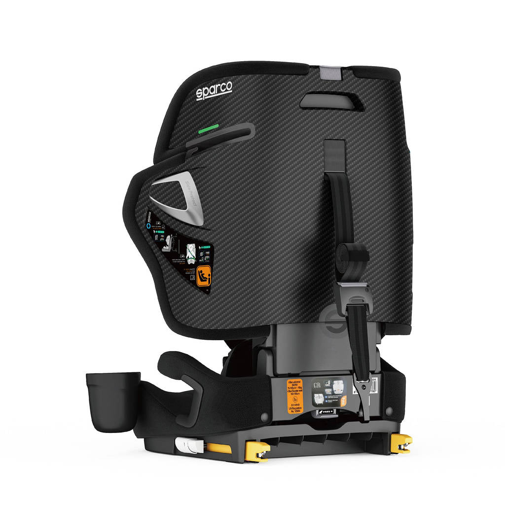 SPARCO BYR0007B0K0100N Child Seat SK8000I, ISOFIX, ECE R129/03, 76-150 cm, Black Photo-3
