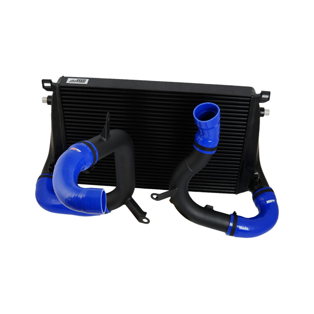 DO88 BIG-340-2-B Intercooler Kit BigPack for VAG 2.0 TSI EA888 Gen4 (245hp) Blue Hoses Photo-0