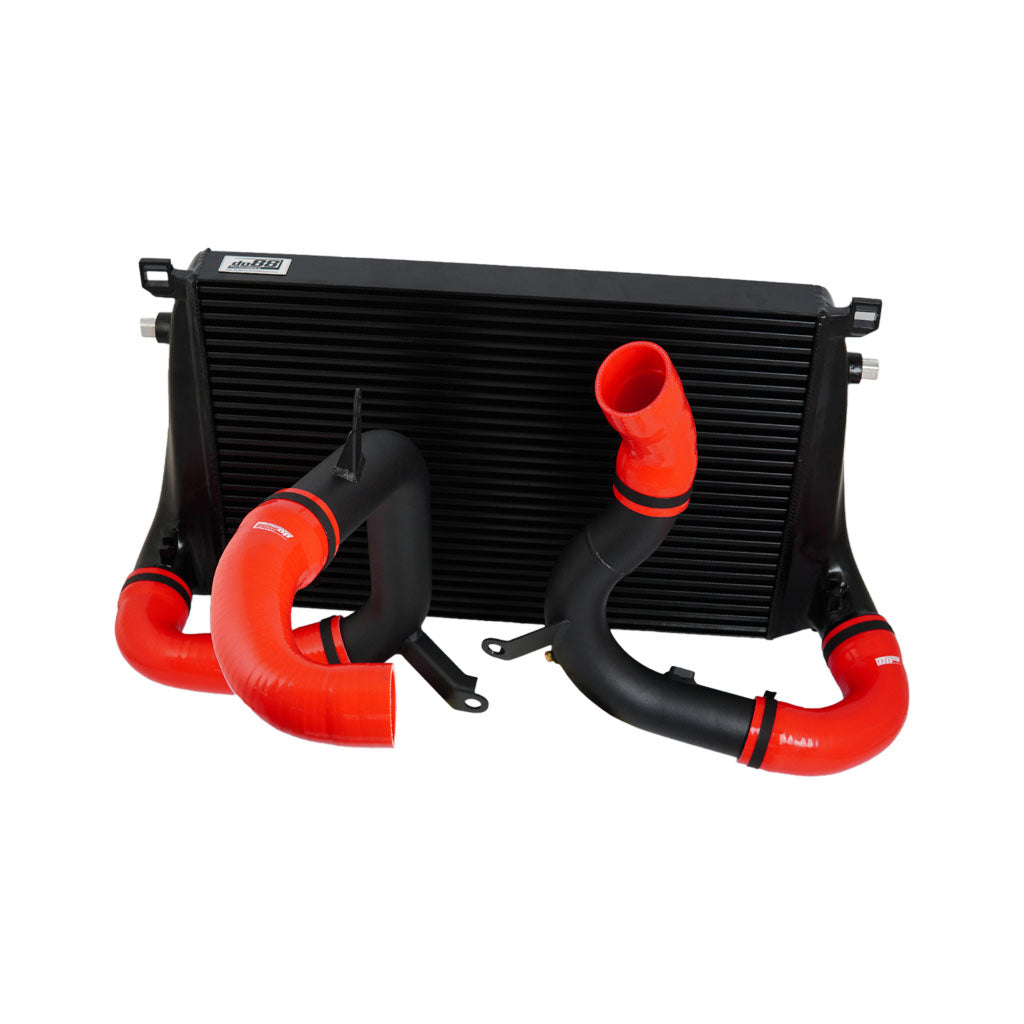 DO88 BIG-340-2-R Intercooler Kit BigPack for VAG 2.0 TSI EA888 Gen4 (245hp) Red Hoses Photo-0