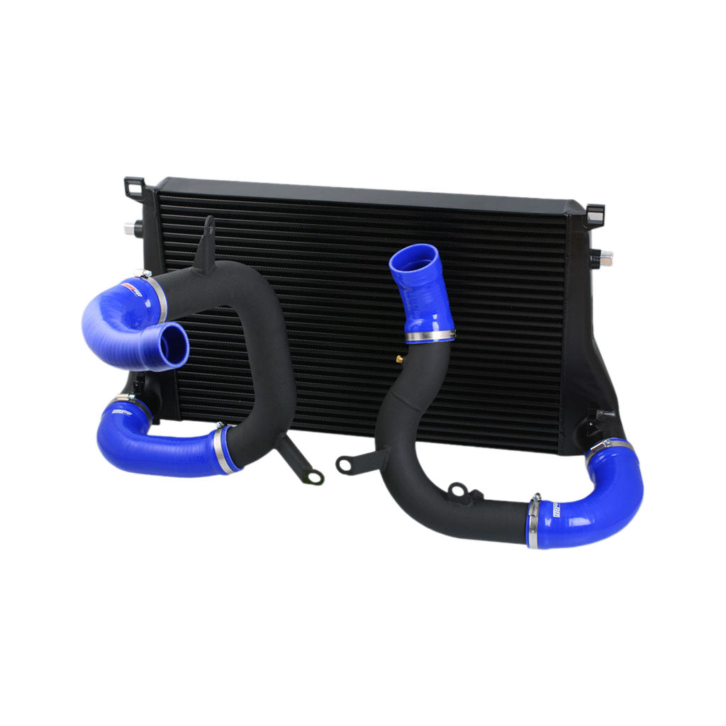 DO88 BIG-340-3-B Intercooler Kit BigPack for VAG 1.8 2.0 TSI (MQB), Blue Hoses Photo-0