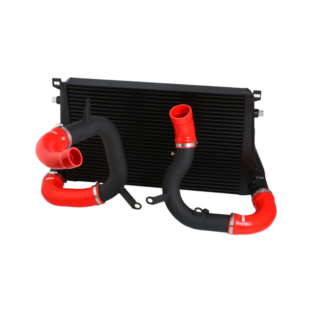 DO88 BIG-340-3-R Intercooler Kit BigPack for VAG 1.8 2.0 TSI (MQB), Red Hoses Photo-0