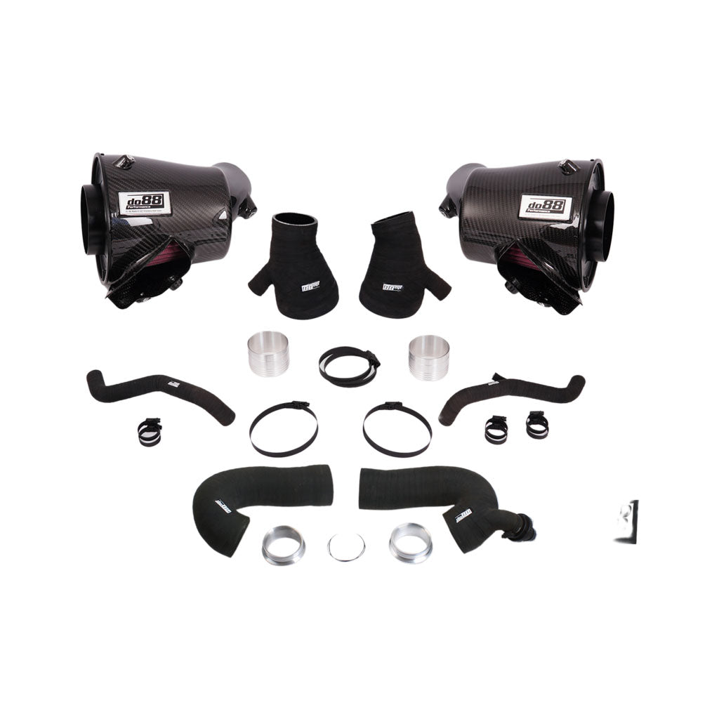 DO88 LF-210-ST-66-212 Induction System, 66mm Outl, with Turbo Inlet Hoses for PORSCHE 911 Turbo (992) Photo-0