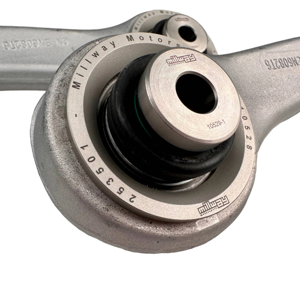 MILLWAY 90528-PM Front Arms with Street Bushings for BMW M2 (G87) / M3 (G80) / M4 (G82) Photo-1