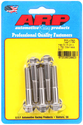 ARP 722-1750 SAE Bolt Kit 5/16-24 x 1.750 hex SS bolts Photo-0