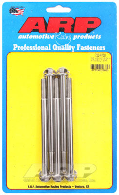 ARP 722-4750 SAE Bolt Kit 5/16-24 x 4.750 hex SS bolts Photo-0