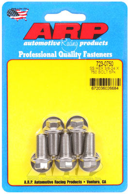 ARP 723-0750 SAE Bolt Kit 3/8-24 x .750 hex SS bolts Photo-0