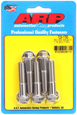 ARP 723-1750 SAE Bolt Kit 3/8-24 x 1.750 hex SS bolts Photo-0