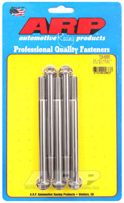 ARP 723-5000 SAE Bolt Kit 3/8-24 x 5.000 hex SS bolts Photo-0