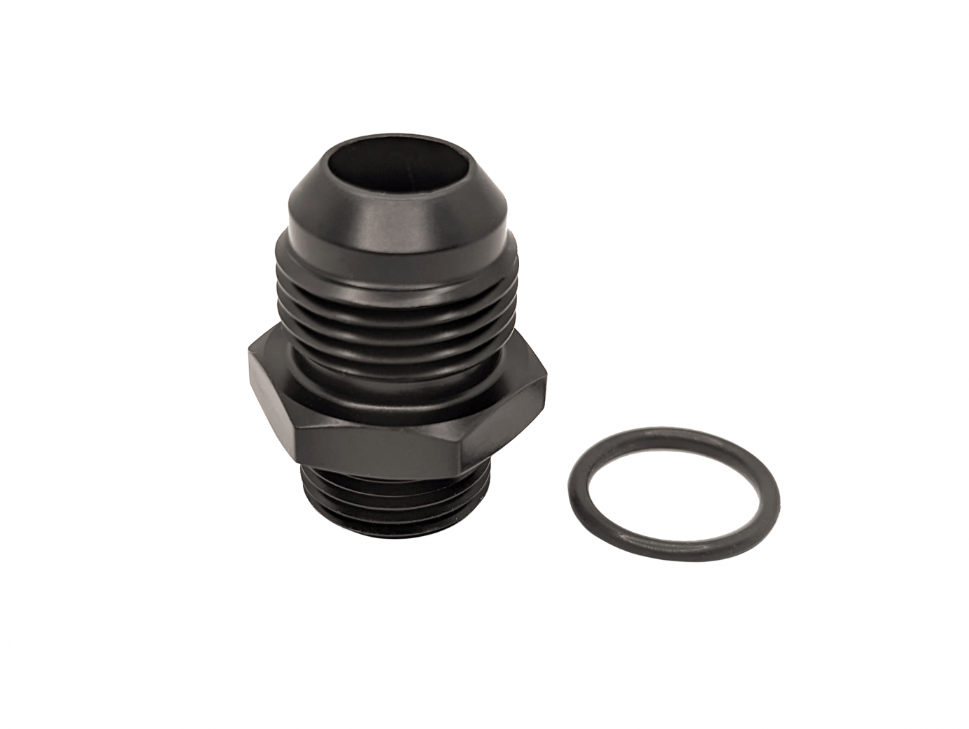 FUELAB 72302 Port Fitting (expander, -8AN ORB to -10AN 37 flare) Photo-0