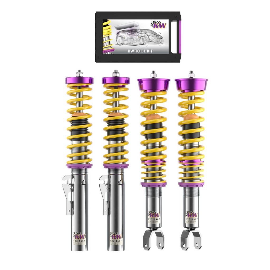 KW 18071038 Coilover Kit V2 Comfort (incl. Cancellation Kit for Electronic Dampers) for PORSCHE 911 Carrera S / GTS Cabriolet 3.8L (997) Photo-0