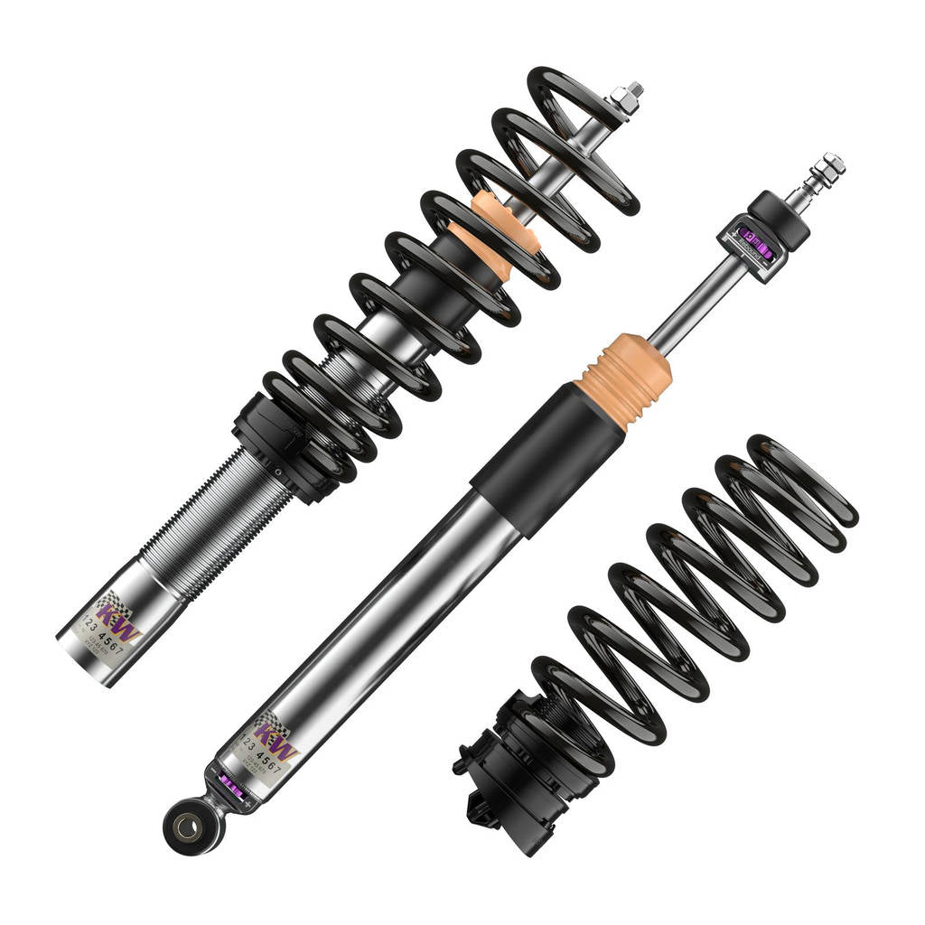 KW 35208100DQ-B Coilover Kit V3 Leveling Black (incl. Cancellation Kit for Electronic Dampers) for AUDI Q5 (FYB) Photo-1