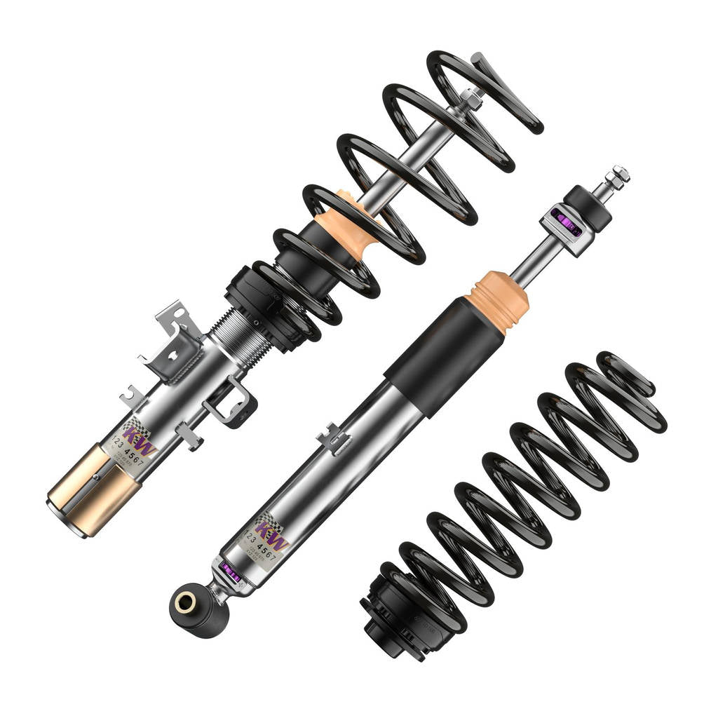 KW 35208200DW-B Coilover Kit V3 Leveling Black (incl. Cancellation Kit for Electronic Dampers) for BMW 3 Series (G21) Photo-1