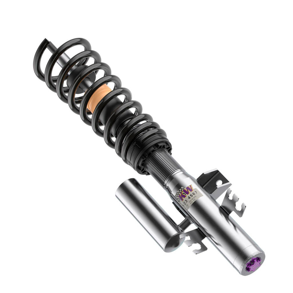 KW 35208800AN-B Coilover Kit V3 Leveling Black (incl. Cancellation Kit for Electronic Dampers) for VW T5 VR6 3.2 4motion Photo-3