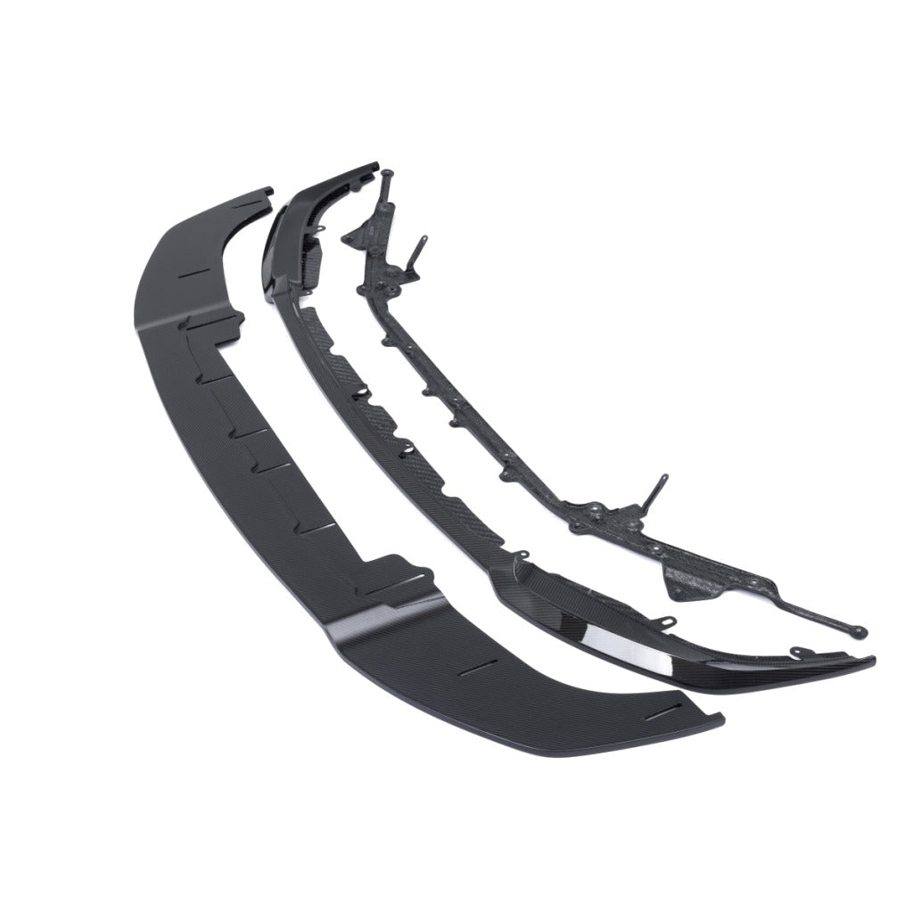 ALPHA-N AN-0530 Carbon Front Spoiler Class 3 with Adjustable Splitter for BMW M2 (G87) Photo-1