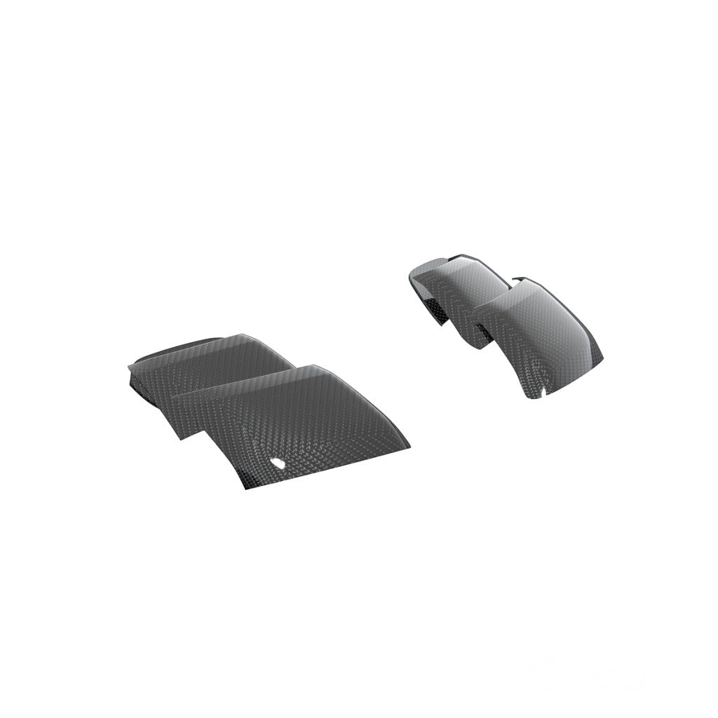 ALPHA-N AN-0927 Carbon Front Air Outlet Cover / Fender Set for PORSCHE 718 Cayman (982) GT4 RS Photo-1