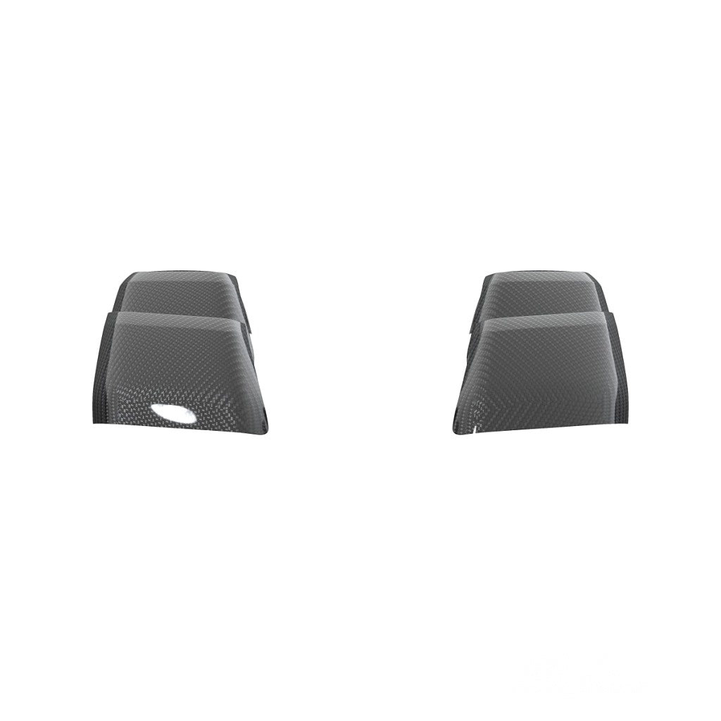 ALPHA-N AN-0927 Carbon Front Air Outlet Cover / Fender Set for PORSCHE 718 Cayman (982) GT4 RS Photo-2