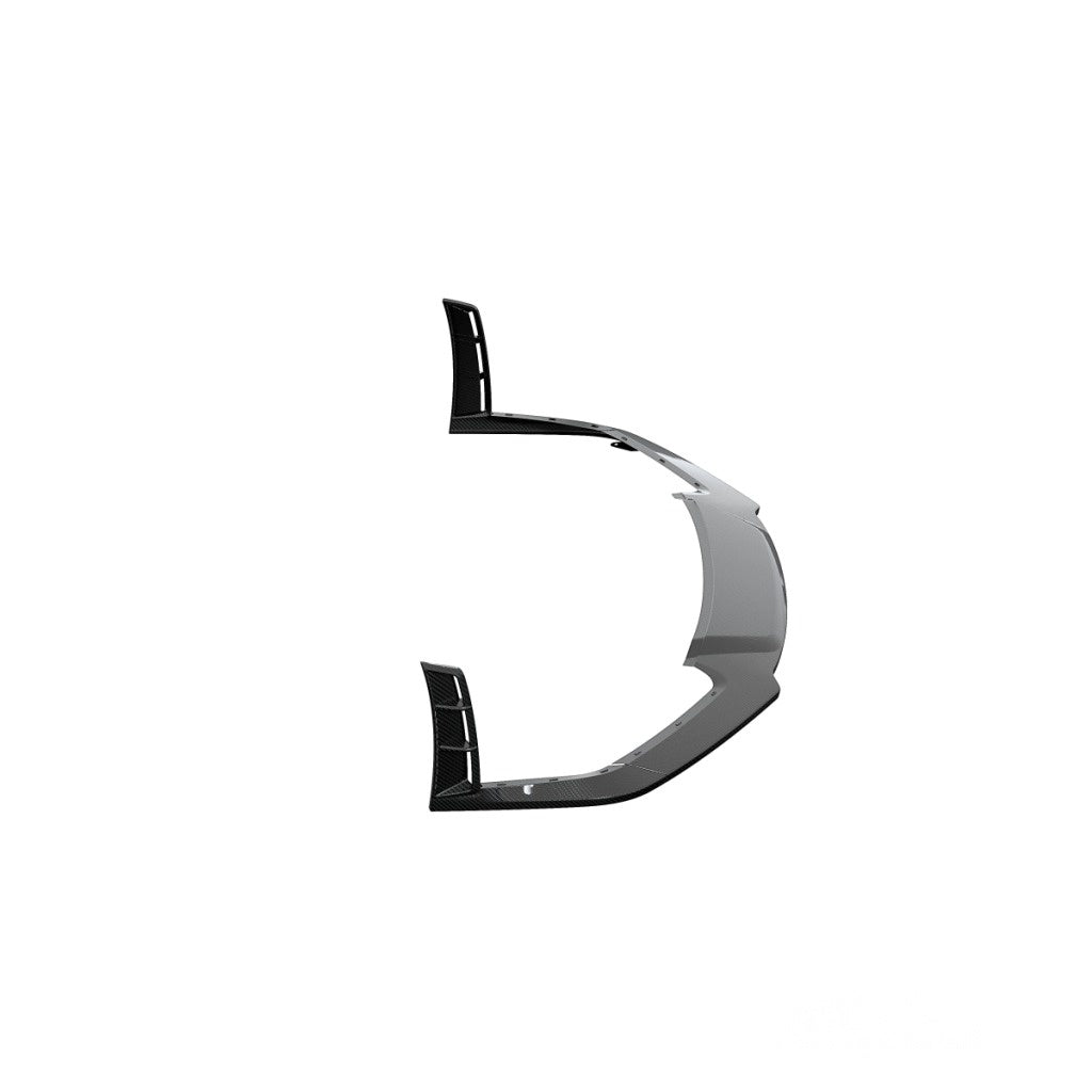 ALPHA-N AN-0919 Carbon Front Spoiler (3-piece) for PORSCHE 718 Cayman (982) GT4 / GT4 RS Photo-2