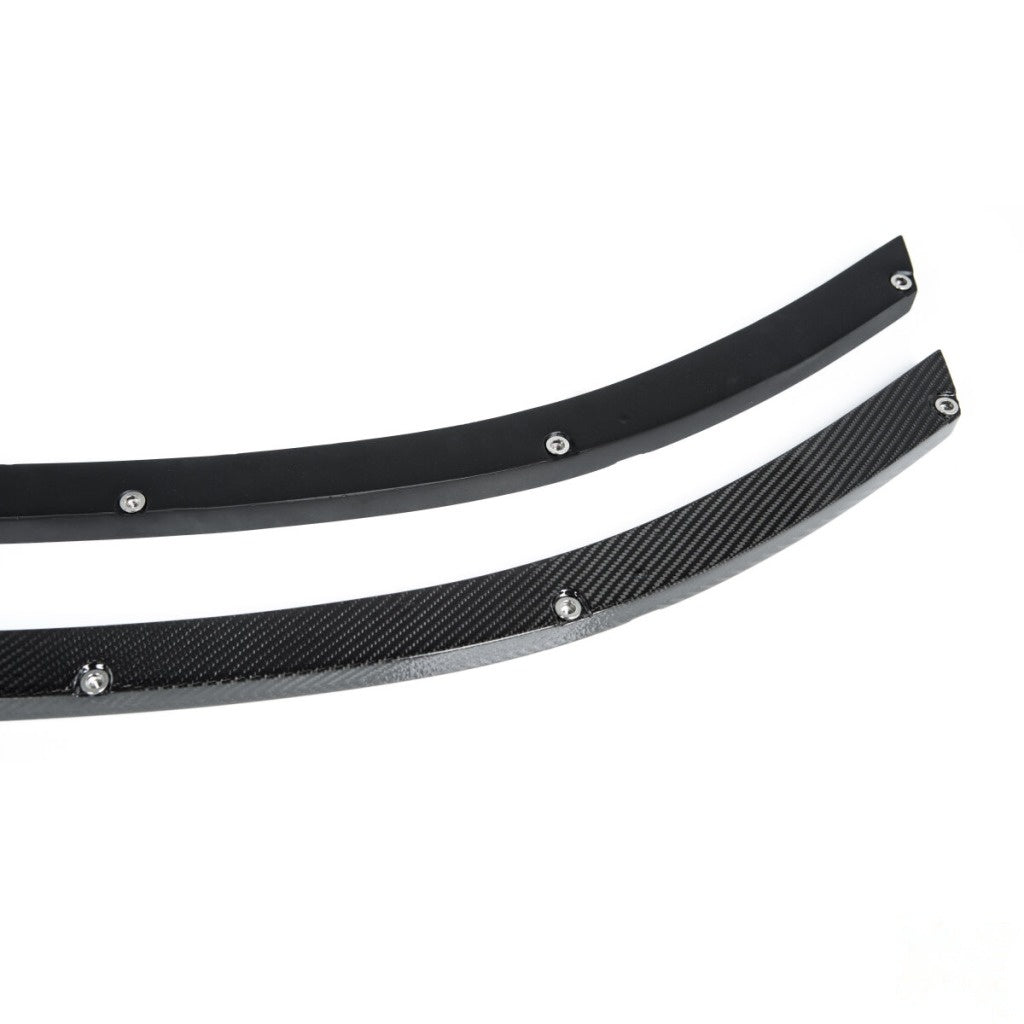 ALPHA-N AN-0645 Carbon Front Spoiler Matte Black with Adjustable Splitter for BMW M3 (E90 / E92) Photo-2