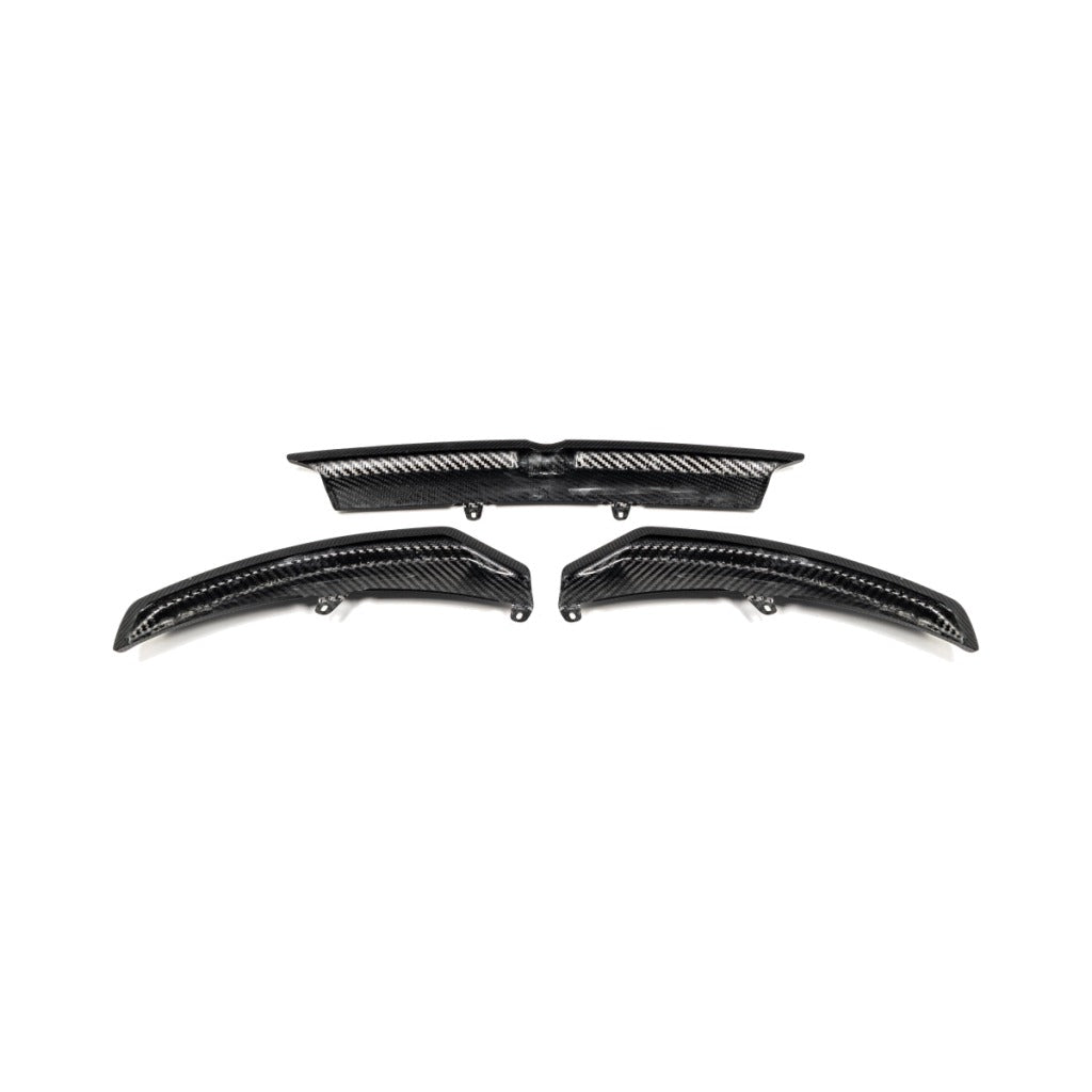 ALPHA-N AN-0770 Carbon Front Spoiler for BMW iX3 (G08) Photo-2