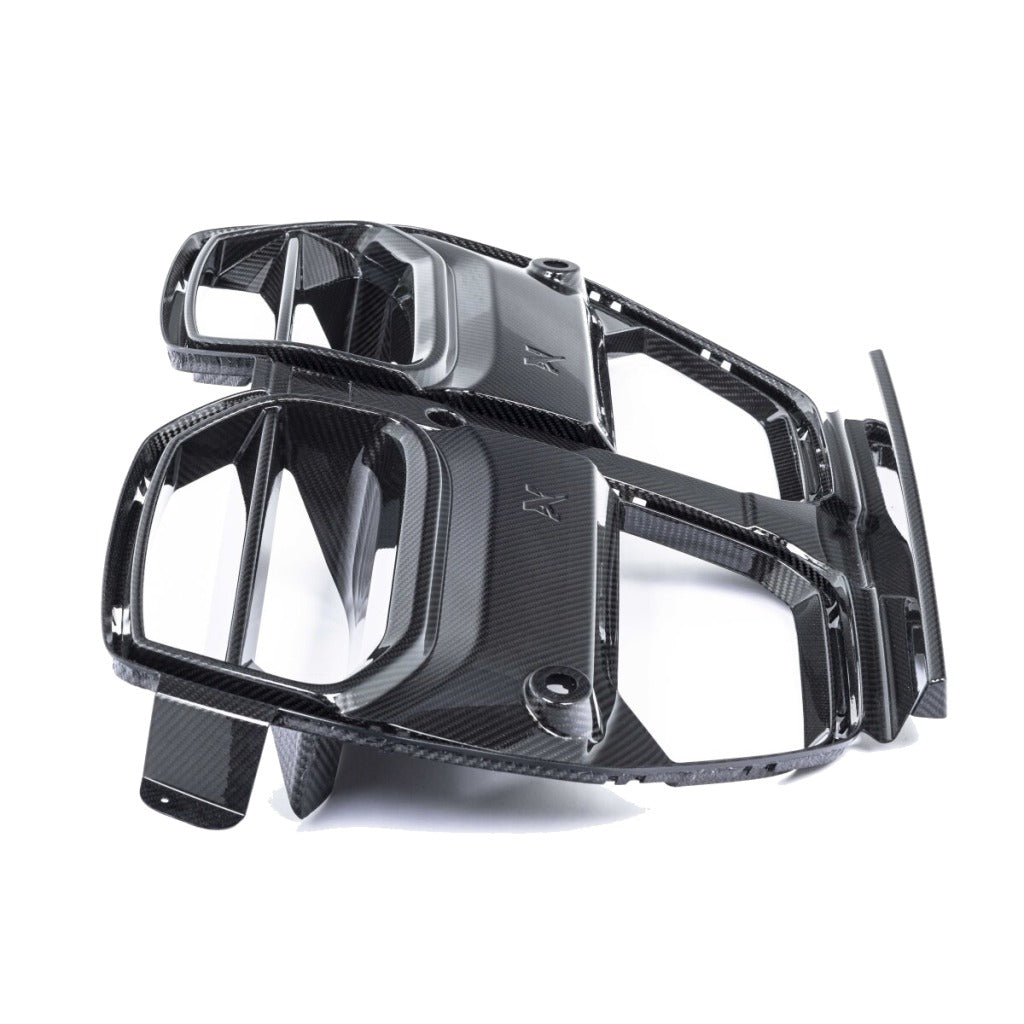 ALPHA-N AN-0723 Carbon Kidney Grille for BMW M3 (G80 / G81) / M4 (G82 / G83) Photo-7