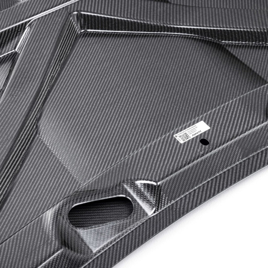ALPHA-N AN-0738 Carbon Bonnet for PORSCHE 911 (991) Photo-1