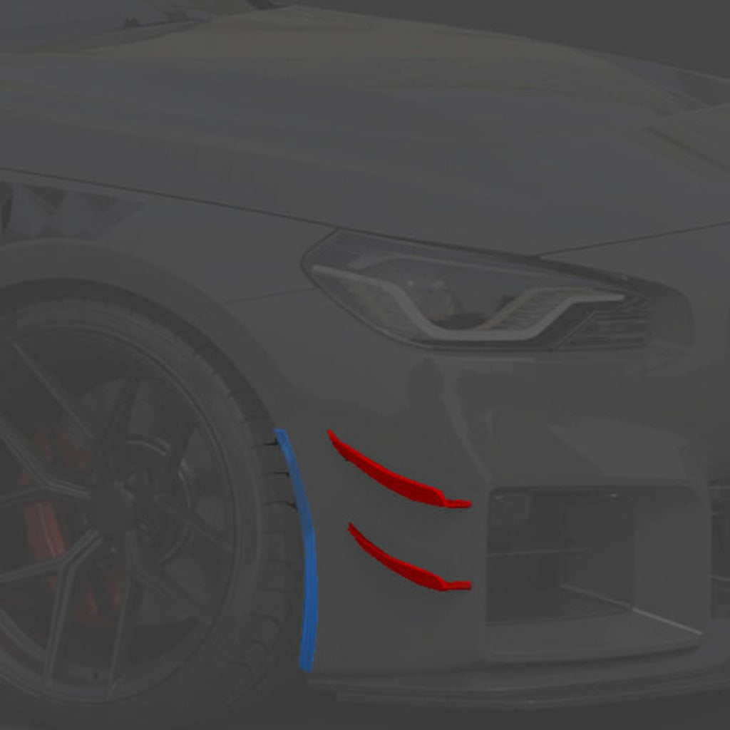 ALPHA-N AN-0726 CORSE Carbon Aeroblades for BMW M2 (G87) Photo-8
