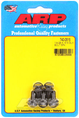 ARP 740-0515 SAE Bolt Kit 1/4-28 x .515 12pt black oxide bolts Photo-0