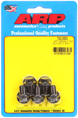 ARP 742-0500 SAE Bolt Kit 3/8-24 x .500 12pt black oxide bolts Photo-0